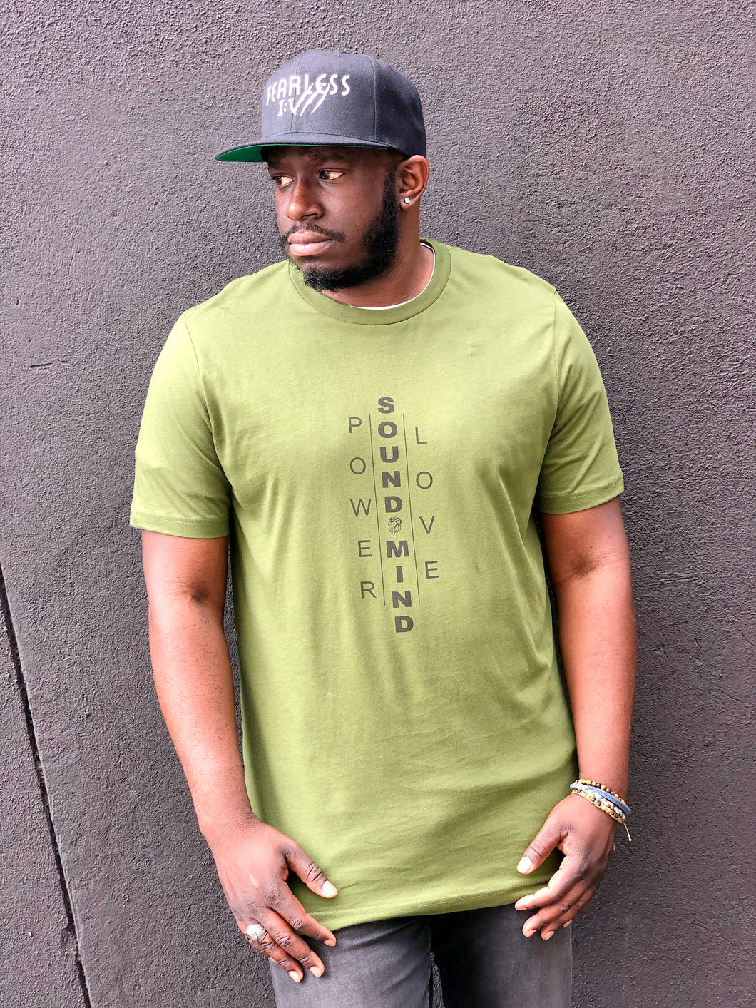 Power, Love & Sound Mind -Unisex Tee (Olive)